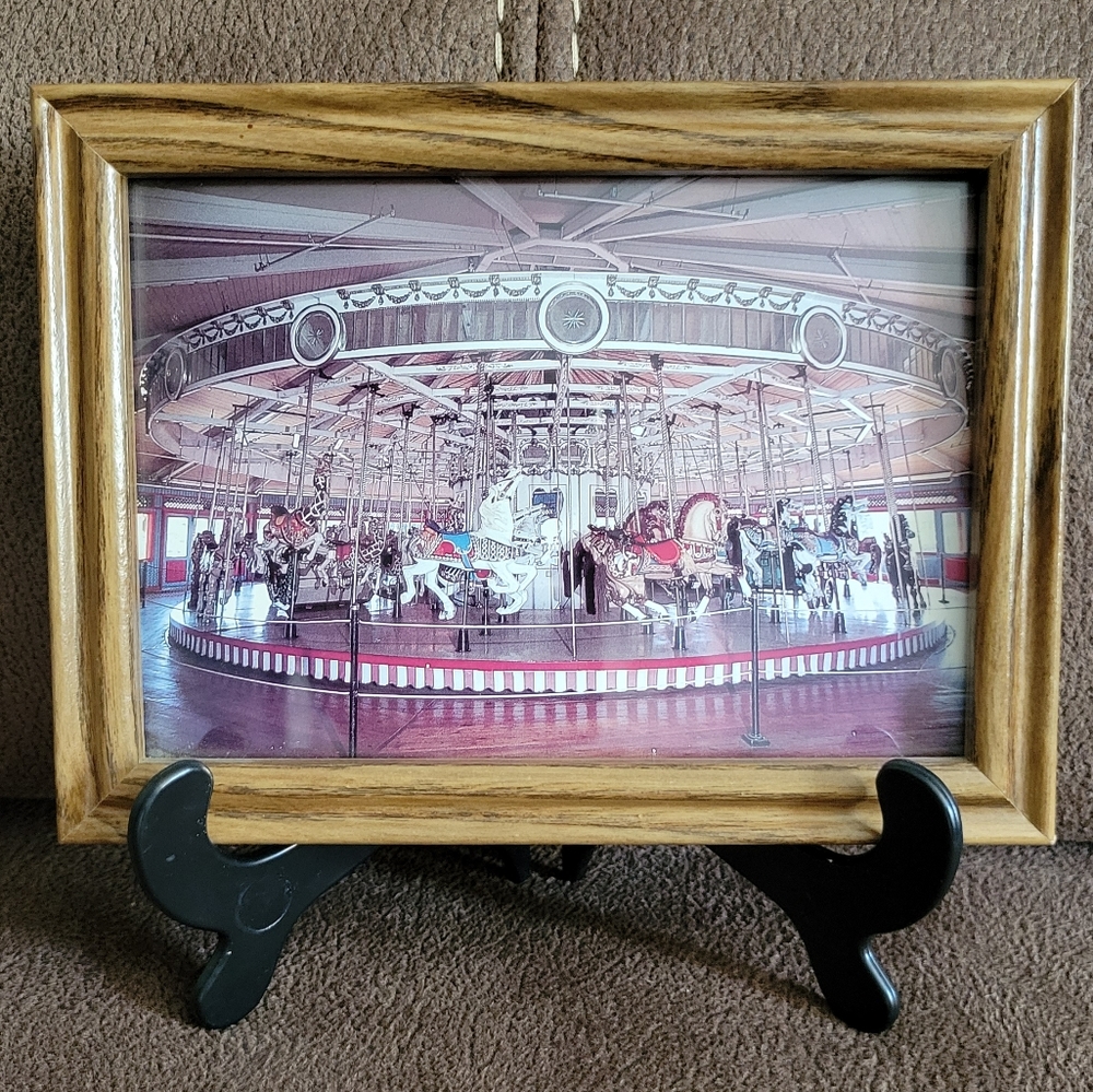 Post card on frame